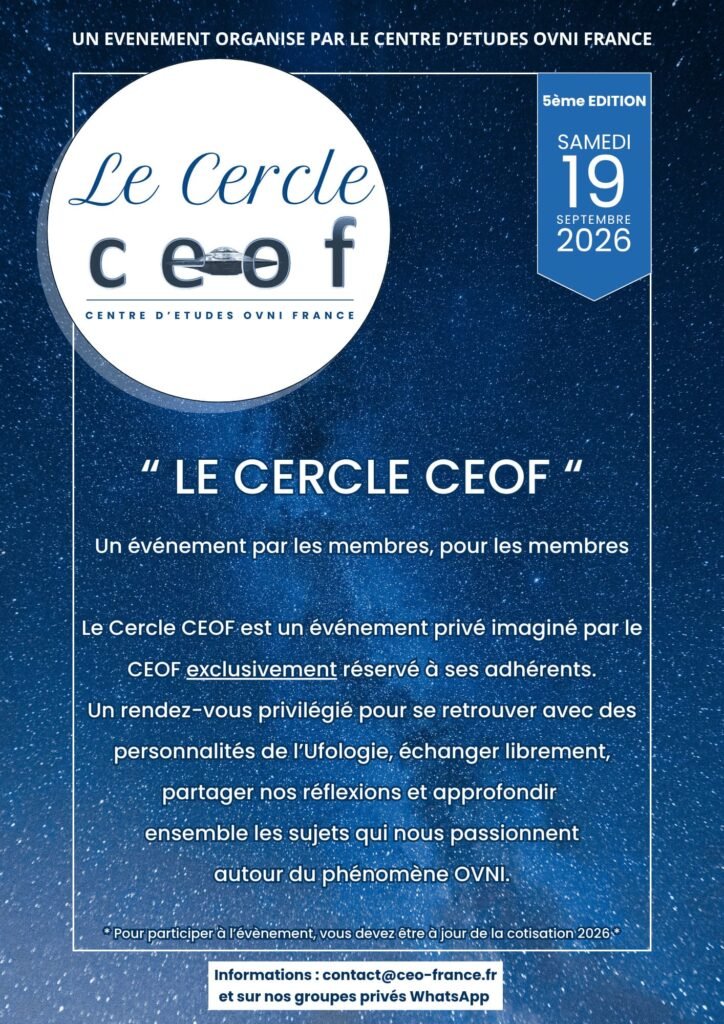 Le Cercle CEOF - 5ème édition - Samedi 19 septembre 2026